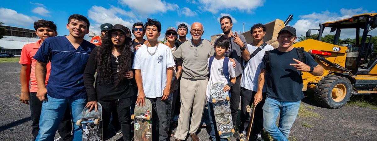 Deporte urbano con rostro humano