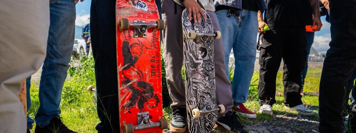 Deporte urbano con rostro humano